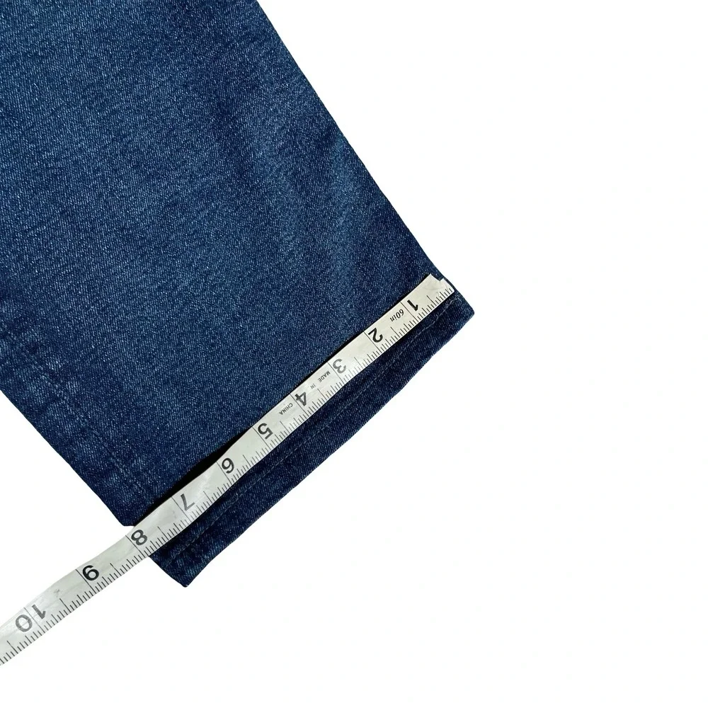 7 For All Mankind Austyn Relaxed Straight Leg Jeans Women’s 33 Dark Wash Denim